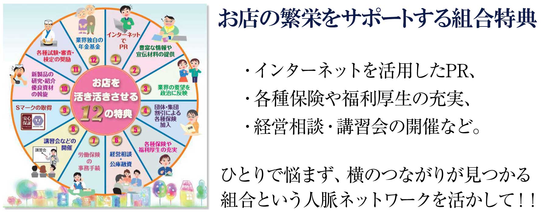 大阪府麺類食堂業生活衛生同業組合（麺類組合の加盟特典）